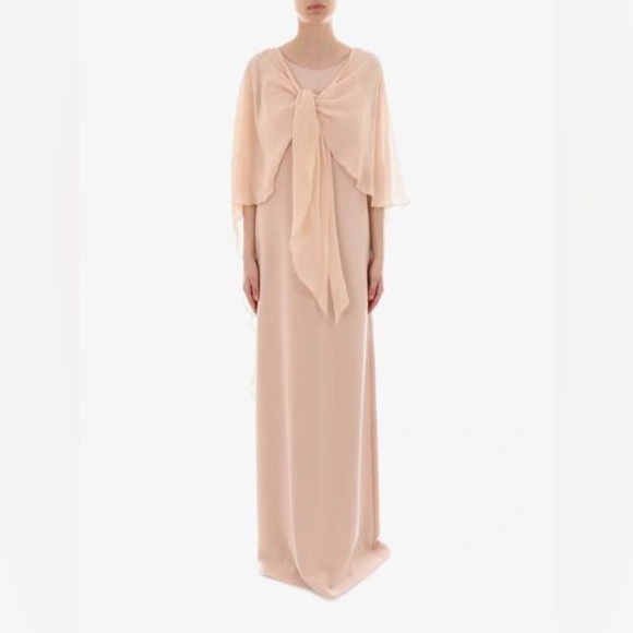 MAX MARA
Dovere Ruffled Cady Dress In Beige - Picture 8 of 14